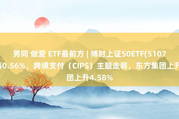 男同 做爱 ETF最前方 | 博时上证50ETF(510710)着落0.56%，跨境支付（CIPS）主题走弱，东方集团上升4.58%