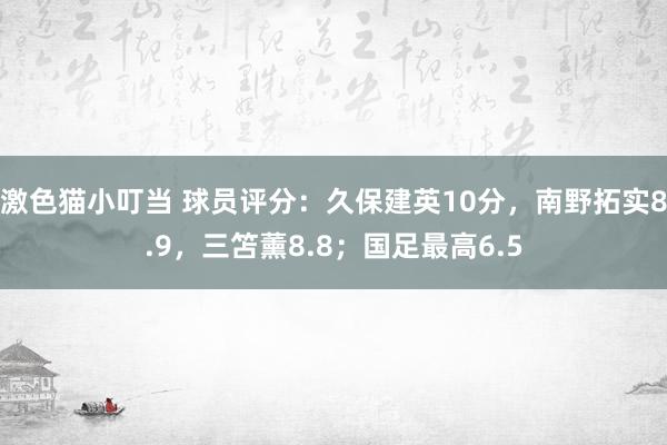 激色猫小叮当 球员评分：久保建英10分，南野拓实8.9，三笘薰8.8；国足最高6.5