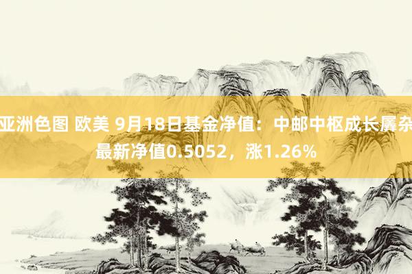 亚洲色图 欧美 9月18日基金净值：中邮中枢成长羼杂最新净值0.5052，涨1.26%