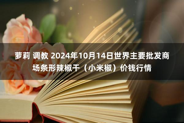 萝莉 调教 2024年10月14日世界主要批发商场条形辣椒干（小米椒）价钱行情