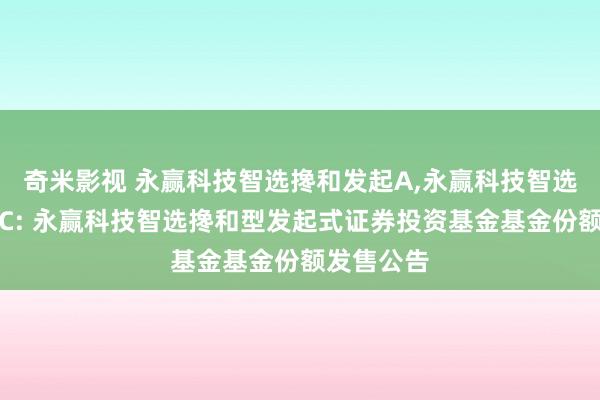 奇米影视 永赢科技智选搀和发起A，永赢科技智选搀和发起C: 永赢科技智选搀和型发起式证券投资基金基金份额发售公告