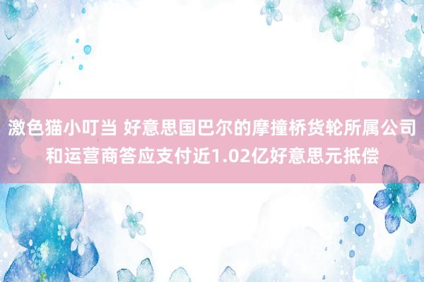 激色猫小叮当 好意思国巴尔的摩撞桥货轮所属公司和运营商答应支付近1.02亿好意思元抵偿