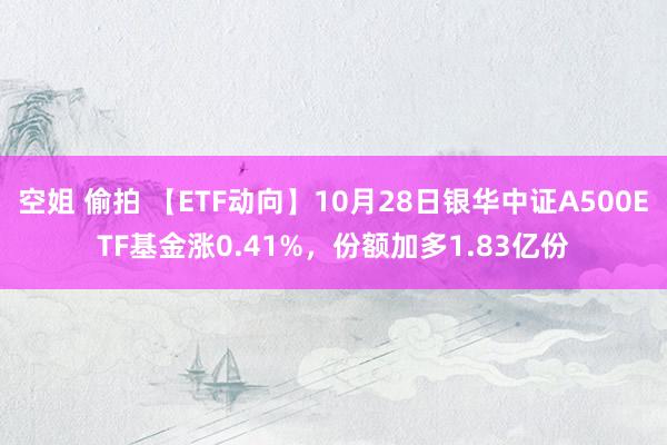 空姐 偷拍 【ETF动向】10月28日银华中证A500ETF基金涨0.41%，份额加多1.83亿份