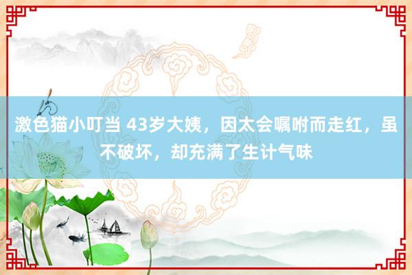 激色猫小叮当 43岁大姨，因太会嘱咐而走红，虽不破坏，却充满了生计气味